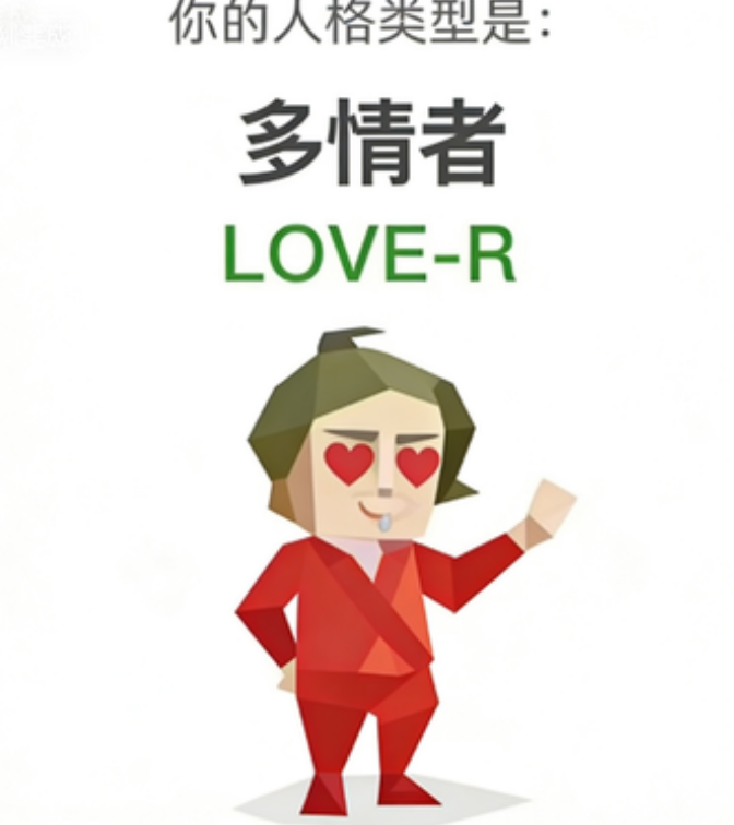 LOVE-R SBTI personality type - 多情者